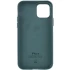 Шкіряний чохол Silicone Case Soft на Apple iPhone 11 Pro (5.8") – Pine green. Фото 6 з 9