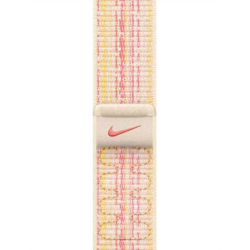 Ремінець Nike Sport Loop для Apple Watch 42/44/45/46/49mm – Starlight / Pink. Фото 1 з 5