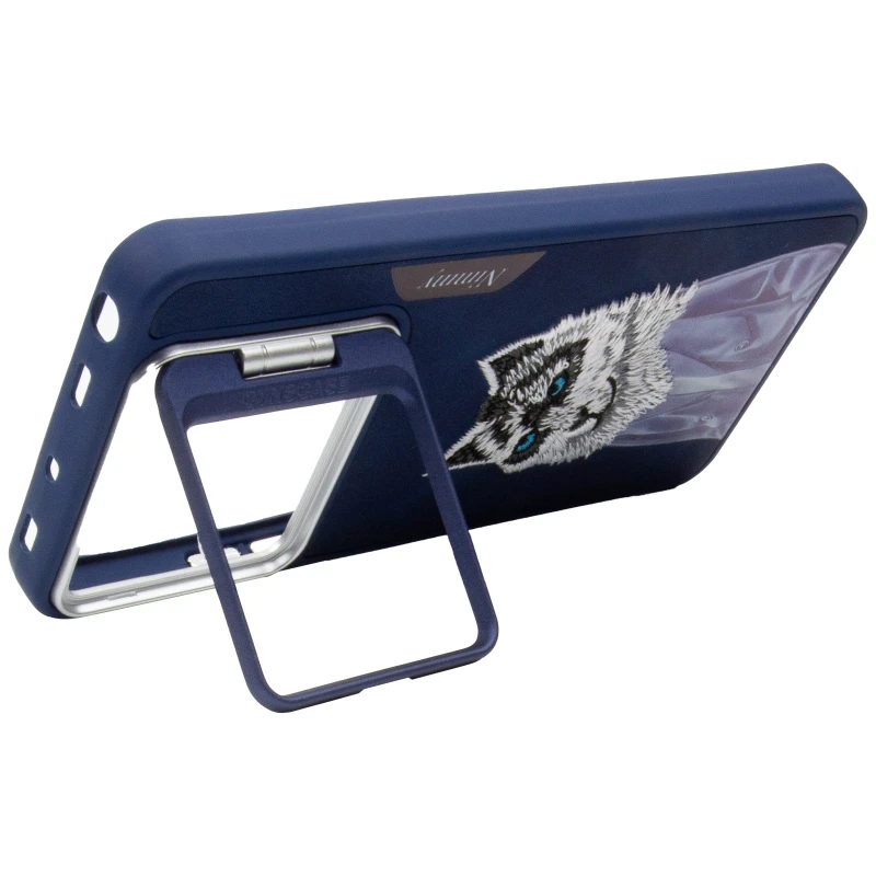 TPU+PC чехол с животными для Xiaomi Poco X6 – Blue Wolf. Фото 12 из 13