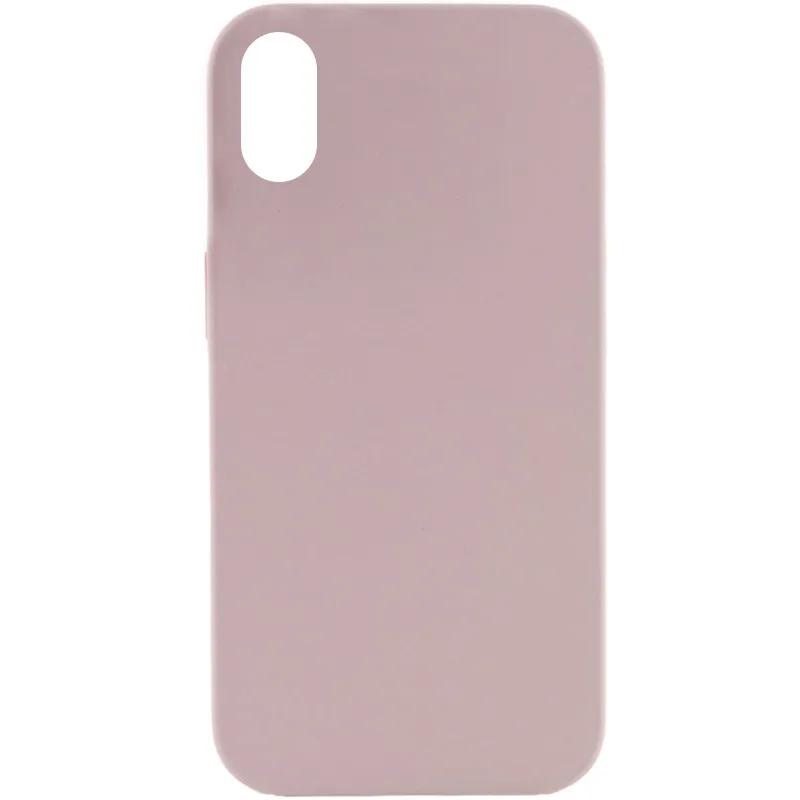 Чохол Silk Full Protective (AA) NO LOGO для Apple iPhone XS (5.8") – Сірий / Lavender. Фото 1 з 3