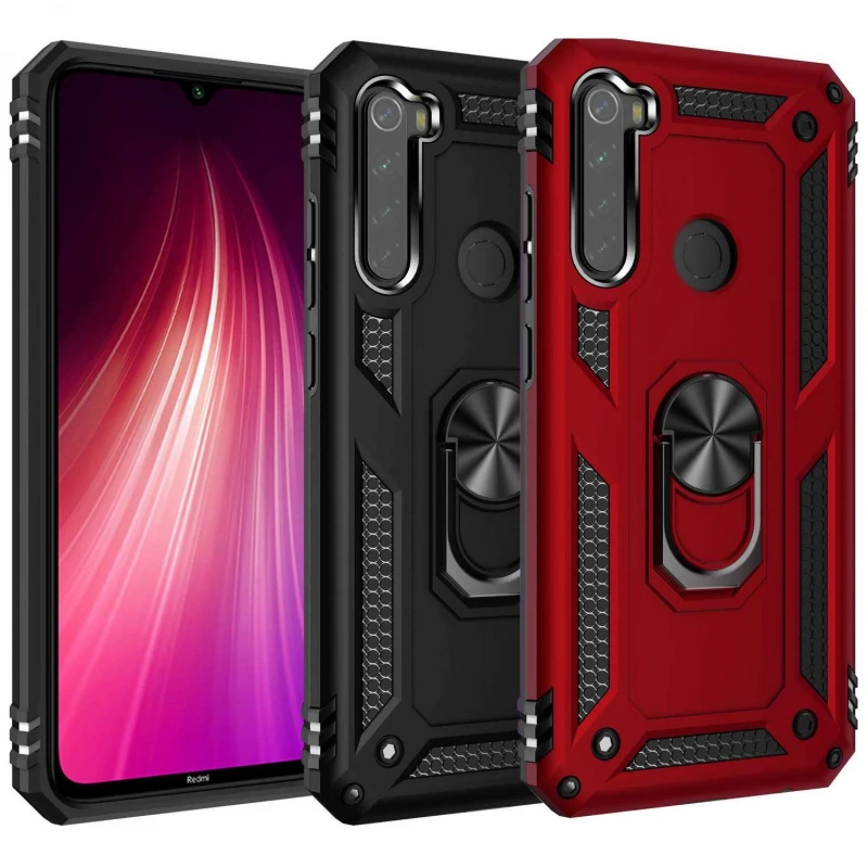 

Протиударний чохол Serge Ring з кільцем на Xiaomi Redmi Note 8T
