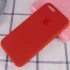 Чехол Silicone Case с закрытым низом для Apple iPhone 6/6s (4.7") – Красный / Dark Red. Фото 2 из 3