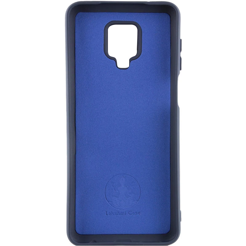 Чохол Silicone Case Lakshmi Elit на Xiaomi Redmi Note 9s / Note 9 Pro / Note 9 Pro Max – Синій / Midnight Blue. Фото 3 з 7