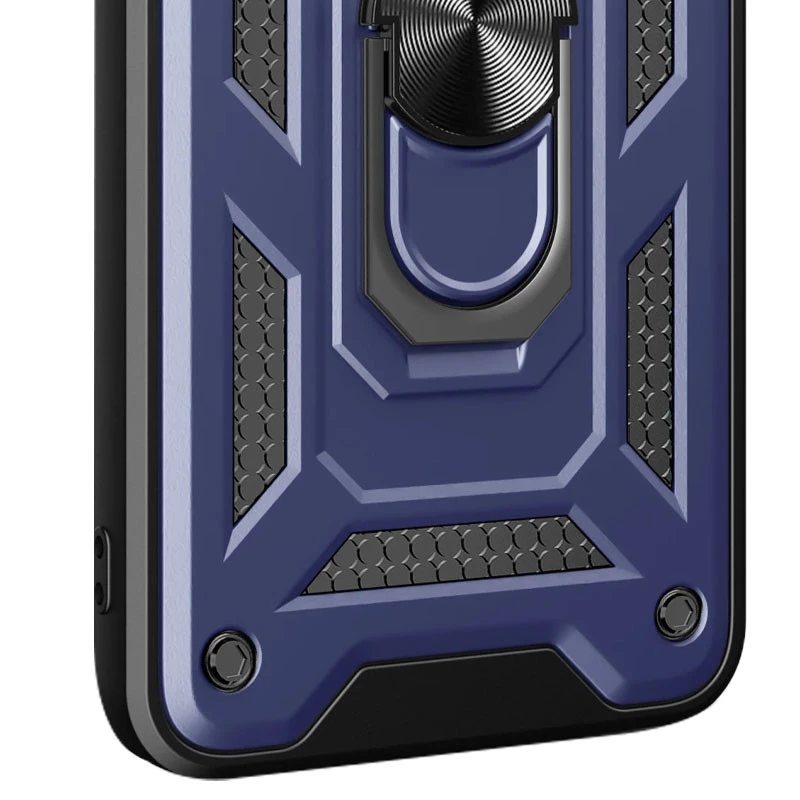 Ударопрочный чехол Serge Ring с защитой камеры для Samsung Galaxy A04 – Синий. Фото 6 из 13