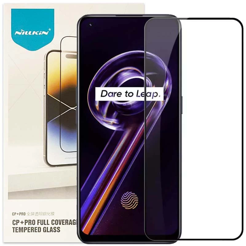 

Защитное стекло Nillkin (CP+PRO) для Realme 9 4G / 9 Pro+ (Черный), Чорний