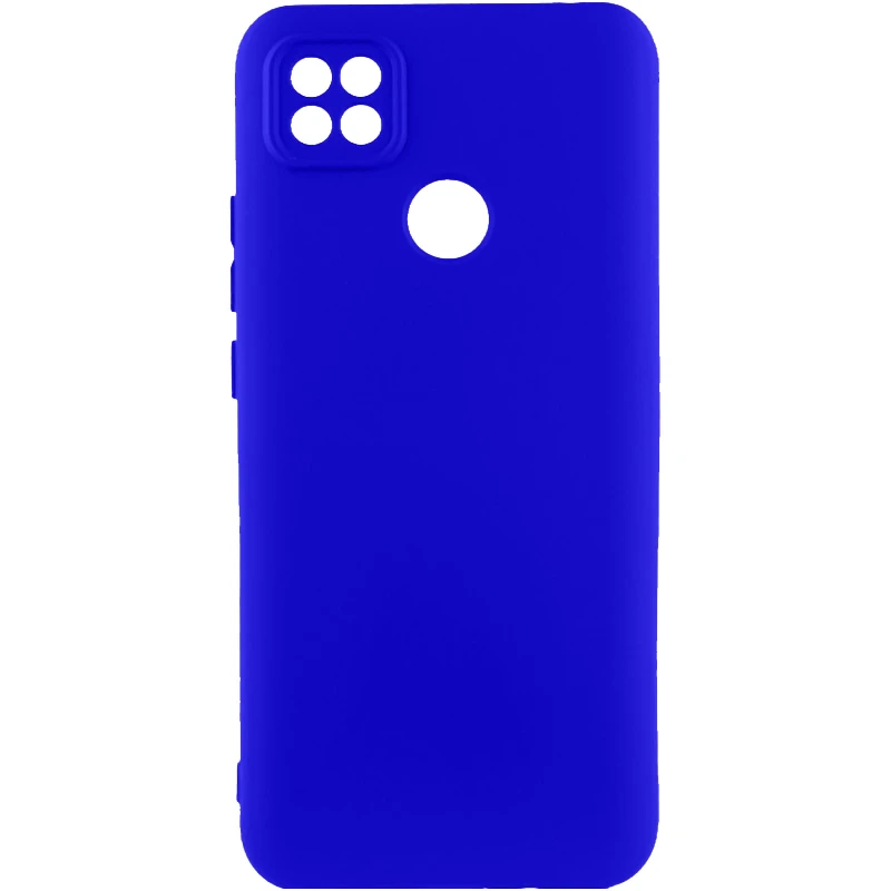 Чехол Silicone Cover Ummi Lakshmi Full Camera (AA) для Xiaomi Redmi 10A – Синий / Iris. Фото 1 из 2