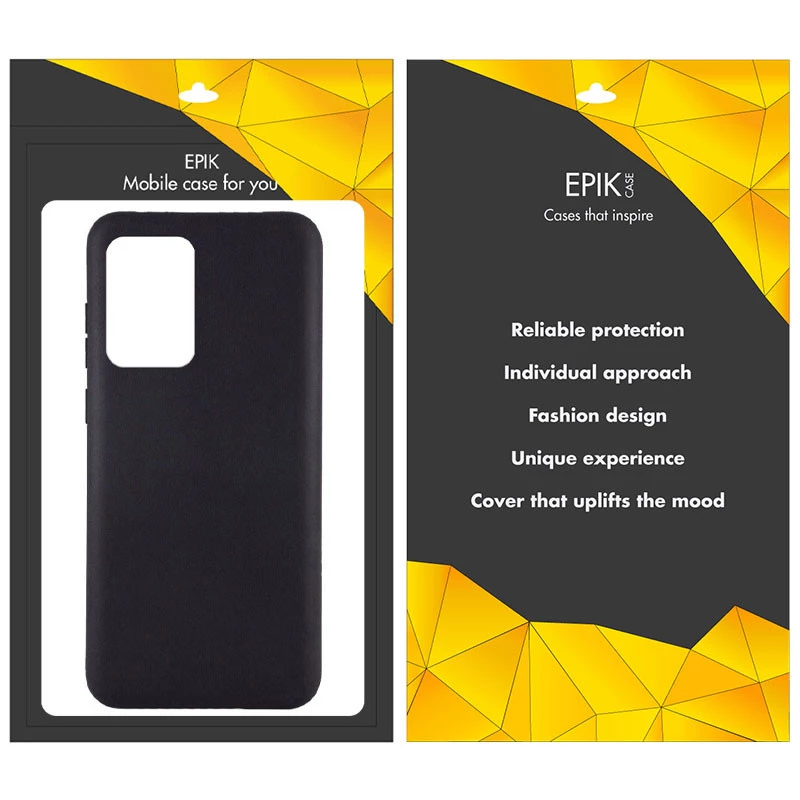 Чёрный силиконовый чехол Epik для Motorola Moto G04 – Черный. Фото 3 из 3