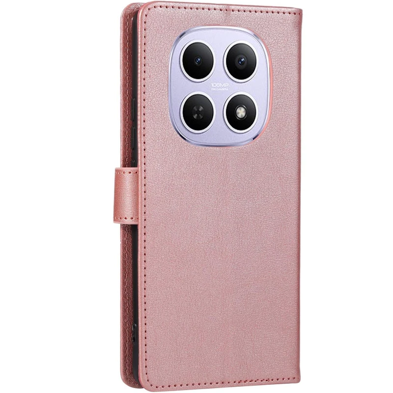 Шкіряний чохол-книжка Essential Case для Xiaomi Redmi 15 (EU) – Rose Gold. Фото 2 з 7