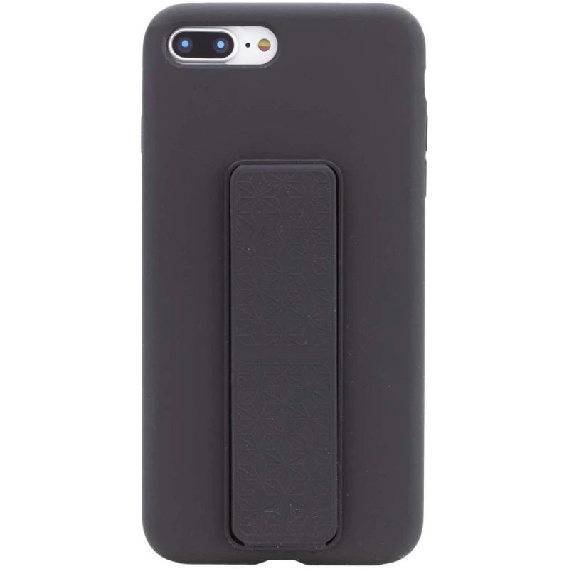 

Чохол Silicone Case з тримачем на Apple iPhone 8 plus (5.5") (Чорний / Black)