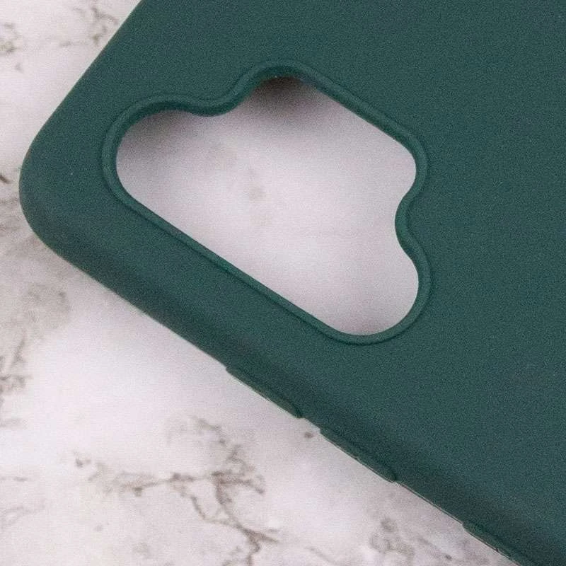 Кольоровий силіконовий чохол на Samsung Galaxy A14 4G/5G – Зелений / Forest green. Фото 3 з 4