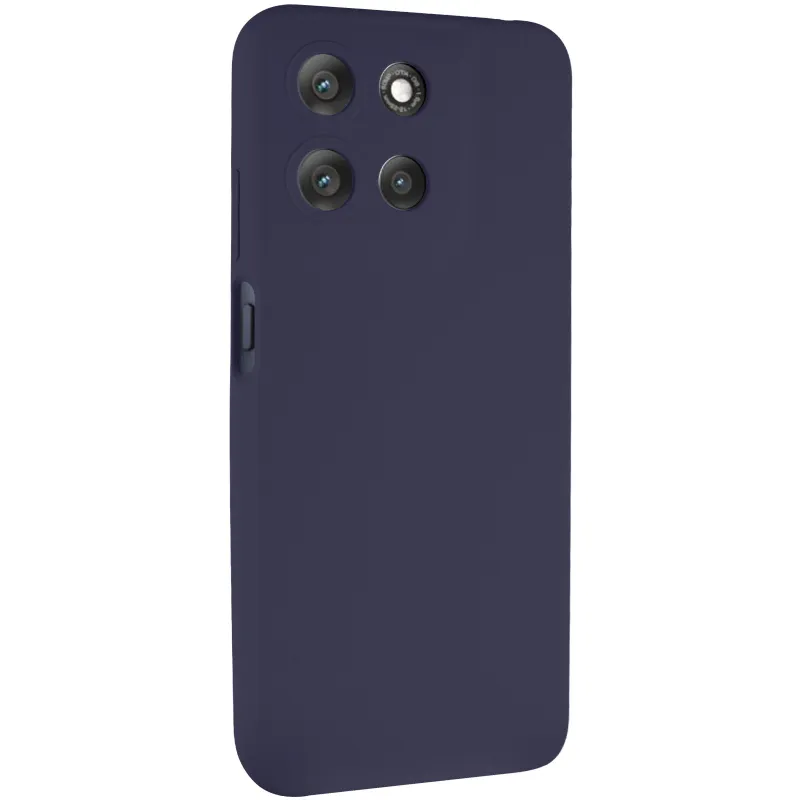 Чехол Silicone Case Lakshmi Premium з закритою камерою на Motorola Moto G15 4G – Темно-синий / Midnight blue. Фото 1 из 8
