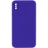 Чехол Silicone Case Square L с защитой камеры для Apple iPhone XS (5.8") – Фиолетовый / Ultra Violet. Фото 1 из 3