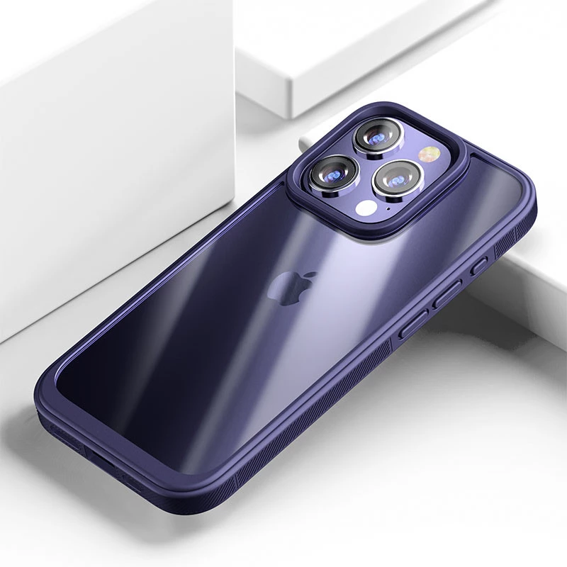 Силіконовий чохол з щільним обідком на Apple iPhone 15 Pro (6.1") – Purple. Фото 2 з 2
