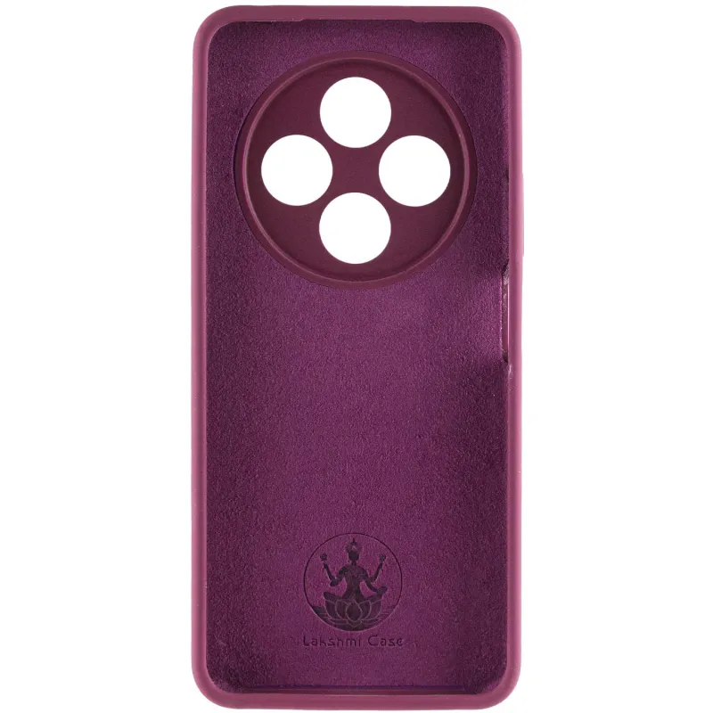 Чехол Silicone Case Lakshmi Premium з закритою камерою на Xiaomi Poco M7 – Бордовый / Plum. Фото 4 из 4