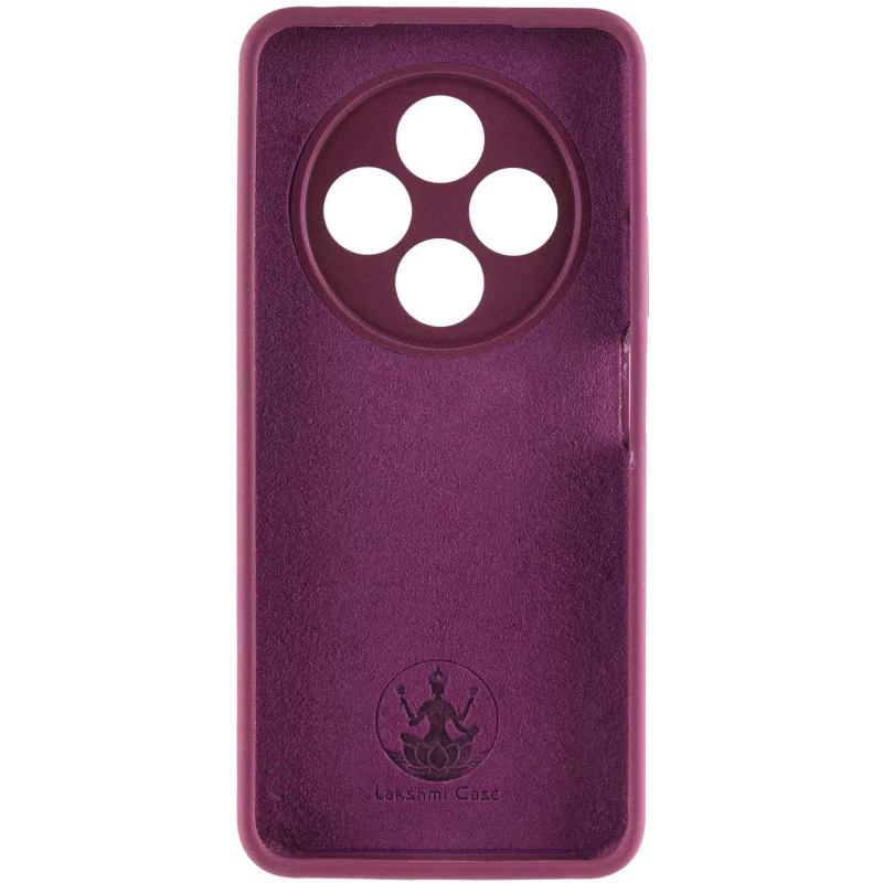 Чохол Silicone Case Lakshmi Premium з закритою камерою на Xiaomi Redmi 14C / Poco C75 – Бордовий / Plum. Фото 7 з 8
