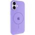 Чохол Silicone Case Full Protective (AA) V2 with MagSafe для Apple iPhone 17 (6.3") – Бузковий / Dasheen. Фото 3 з 13