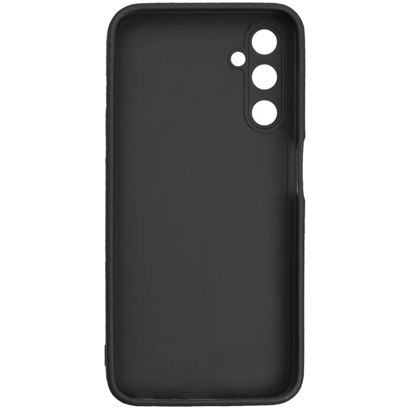 Кольоровий силіконовий чохол із захистом камери на Samsung Galaxy A17 4G/5G – Чорний / Black. Фото 3 з 4