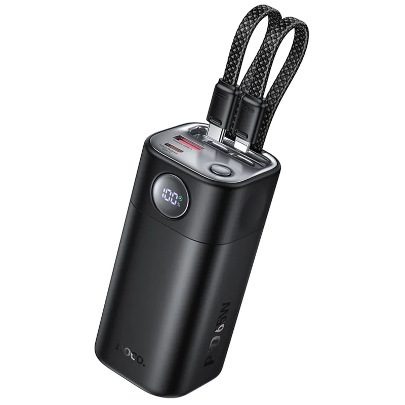 Портативное ЗУ Power Bank Hoco Q59 Chispeante PD65W with cables 20000 mAh фото 1 из 1