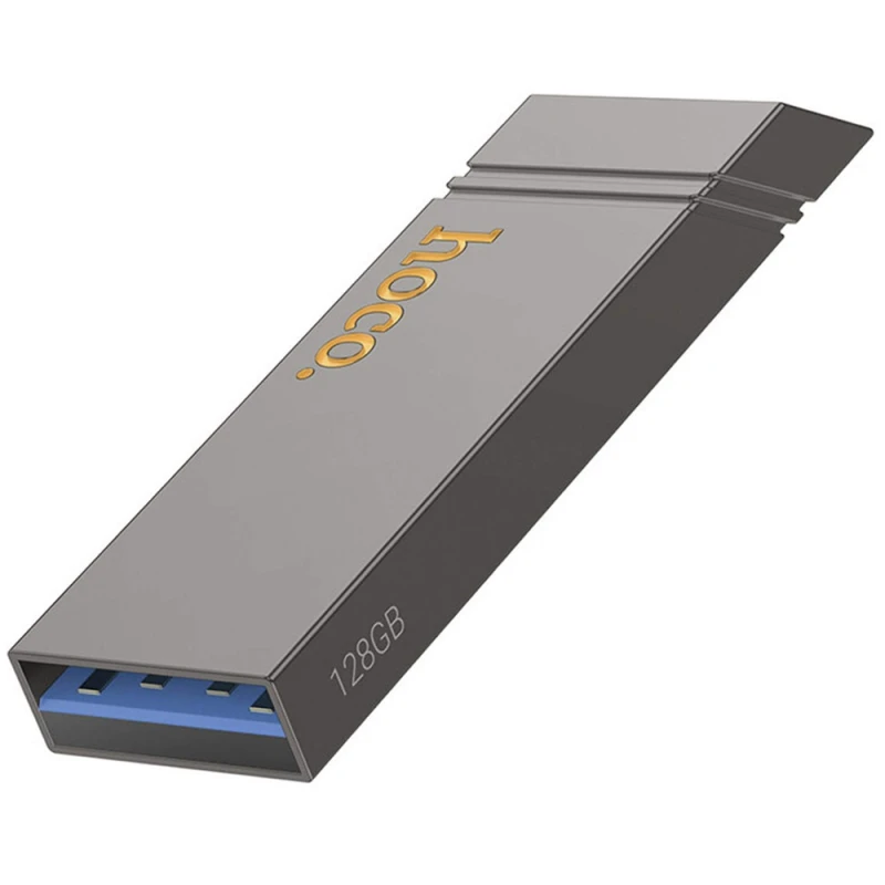 Флеш-накопичувач Hoco UD13 USB3.2 - 128GB – Gray. Фото 1 з 6