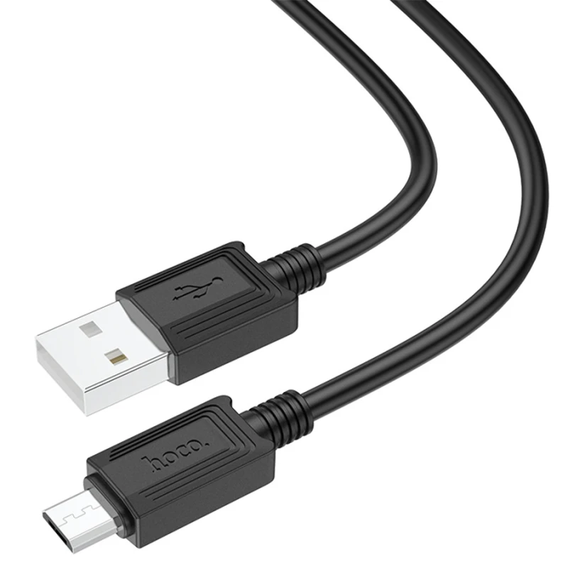 Дата кабель Hoco X73 Ferry USB to MicroUSB 2.4A (1m) – Black. Фото 3 из 5