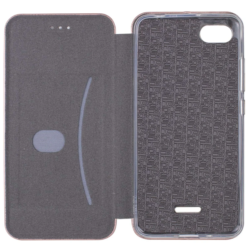 Чохол-книжка класичний на Xiaomi Redmi 6A – Rose Gold. Фото 2 з 6