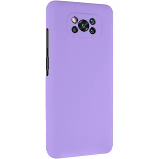 Чохол Silicone Case Lakshmi Premium із закритою камерою для Xiaomi Poco X3 NFC / Poco X3 Pro — Бузковий / Dasheen