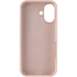 Чехол Silicone Case с закрытым низом для Apple iPhone 17 (6.3") – Розовый / Pink Sand. Фото 4 из 6