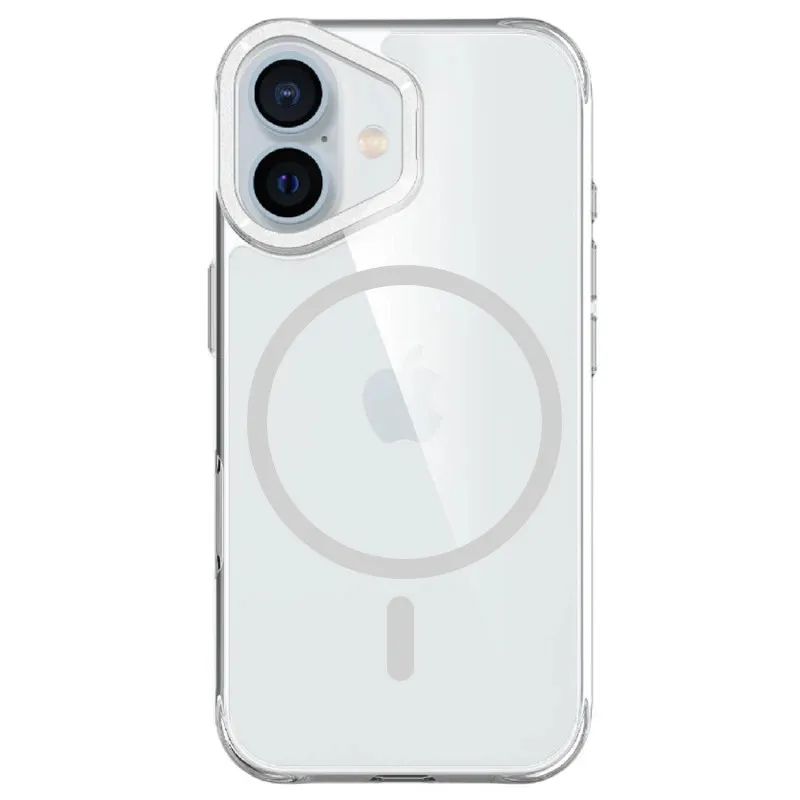 Чохол TPU Space Case Apex with Magnetic Fit для Apple iPhone 16 – silver. Фото 3 з 3