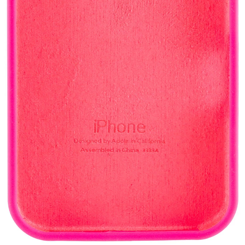 Чехол Silicone Case с закрытым низом для Apple iPhone 17e (6.1") – Розовый / Barbie pink. Фото 6 из 6