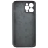 Чохол Silk Full Camera Protective (AA) NO LOGO для Apple iPhone 12 Pro (6.1") – Сірий / Dark Gray. Фото 4 з 6