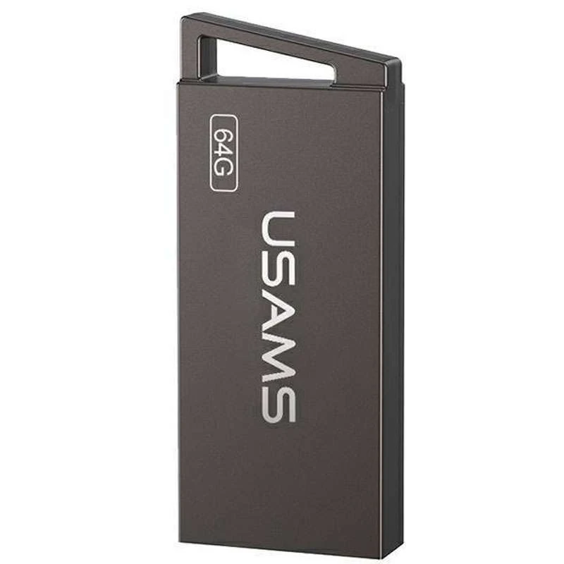 

Флеш накопитель USAMS US-ZB207 USB2.0 High Speed Flash Drive 64 Gb (Iron-grey)