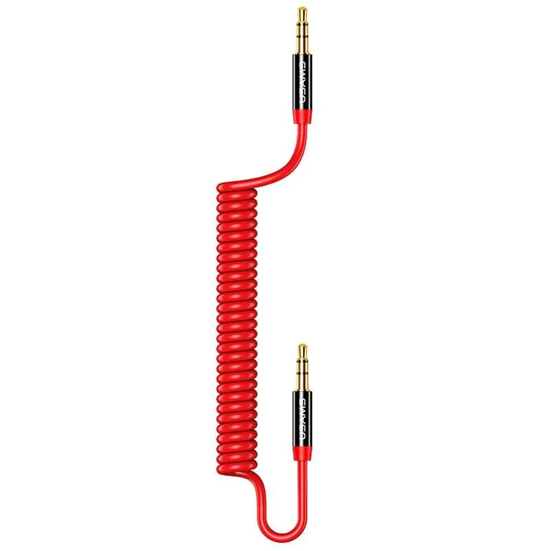 

Аудіо кабель Usams US-SJ256 Spring (1.2m) (Червоний)