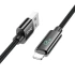 Дата кабель Hoco U125 Benefit 2.4A USB to Lightning (1.2m) – Black. Фото 2 з 6