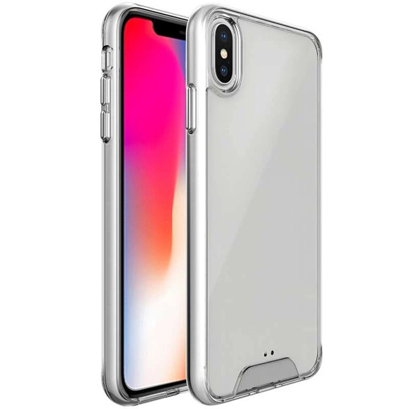 Силиконовый чехол Space Case для Apple iPhone XS Max (6.5") – Прозрачный. Фото 1 из 6