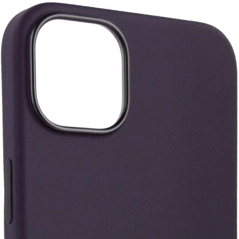 Чохол Silicone case (AAA) with Magsafe для Apple iPhone 14 Pro (6.1") – Фіолетовий / Elderberry. Фото 4 з 8