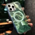 Силіконовий чохол Shiny Mountain (MagFit) для Apple iPhone 16 Pro – Green. Фото 3 з 3