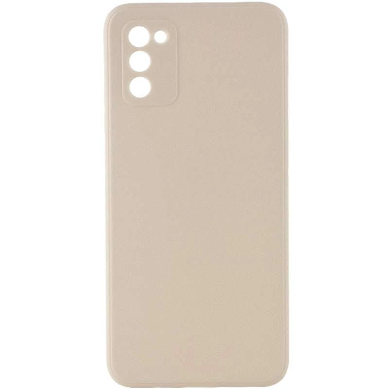 

Кольоровий силіконовий чохол із захистом камери на Samsung Galaxy A02s (Бежевый / Antigue White)