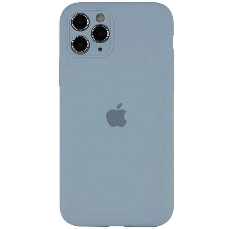 Чехол Silicone Case с защитой камеры для Apple iPhone 12 Pro Max (6.7") – Голубой / Sweet Blue. Фото 1 из 1