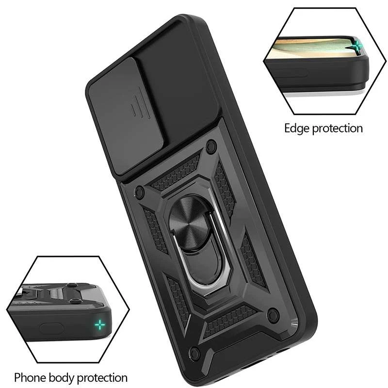 Протиударний чохол Serge Ring з захистом камери на Samsung Galaxy M53 5G – Чорний. Фото 3 з 5