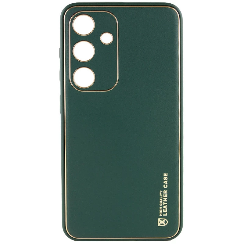 

Кожаный чехол Xshield для Samsung Galaxy A35 (Зеленый / Army green), Зелений / army green