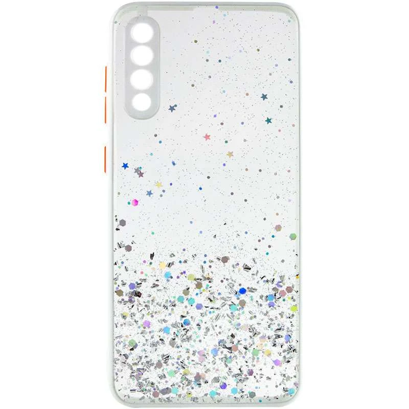 

Чохол з блискітками та захистом камери на Samsung Galaxy A50 (A505F) / A50s / A30s (Білий)