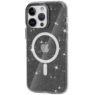 Чехол с блестками и MagSafe на Apple iPhone 15 Pro (6.1") фото 1 из 8