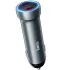АЗУ Hoco Z54B Prosperous PD60W (2USB-C) – Metal grey. Фото 2 из 4