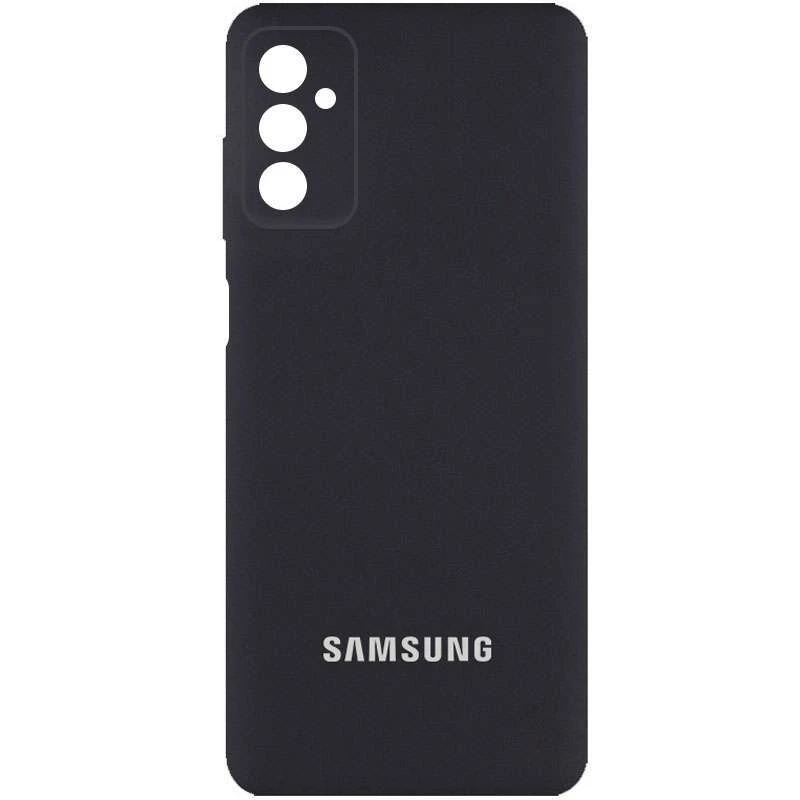 

Чехол Silicone Case с закрытым низом и защитой камеры для Samsung Galaxy A04s (Черный / Black), Чорний / black