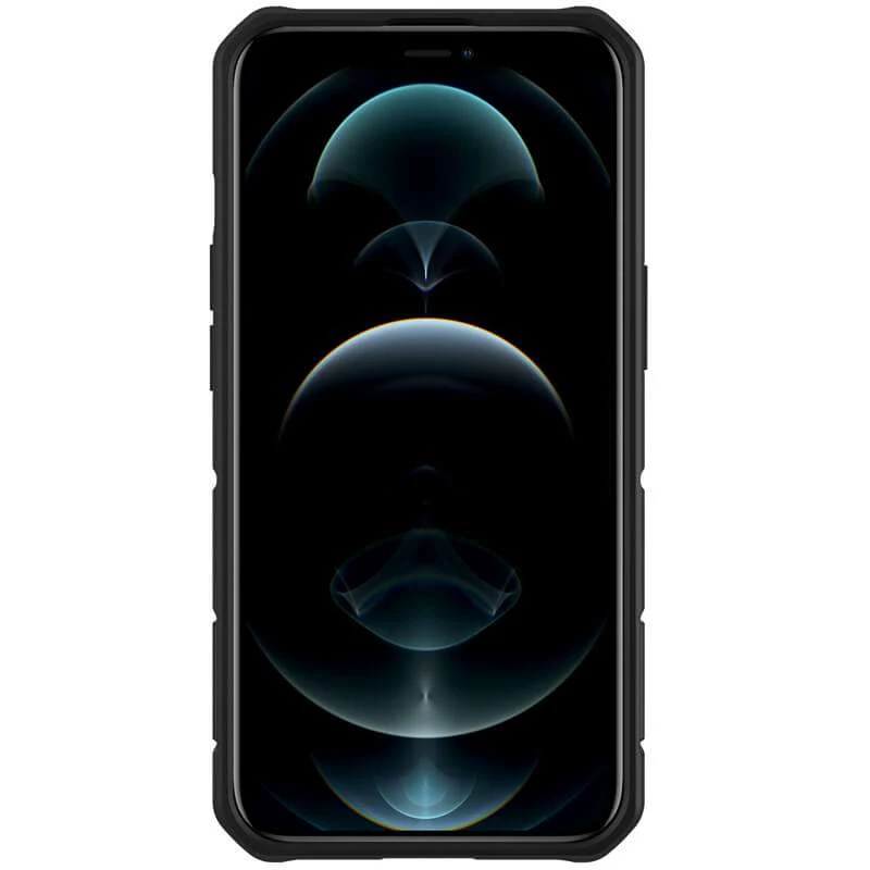 Пластикова накладка Nillkin Armor зі шторкою для камери та кільцем на Apple iPhone 13 Pro (6.1") – Чорний. Фото 3 з 5