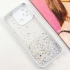 Чохол з блискітками та захистом камери на Xiaomi Redmi 12C / Poco C55 – Білий. Фото 6 з 7