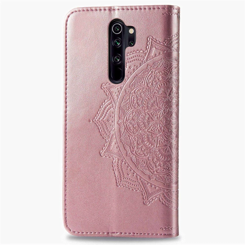 Кожаный чехол-книжка Art Case с визитницей для Xiaomi Redmi Note 8 Pro – Розовый. Фото 4 из 7