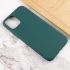 Цветной силиконовый чехол для Apple iPhone 14 Pro (6.1") – Зеленый / Forest green. Фото 4 из 4
