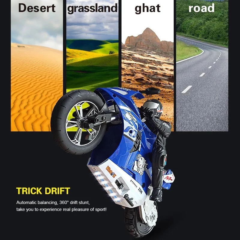 Мотоцикл на радіокеруванні Motorcycle Stunt Drift six-axis