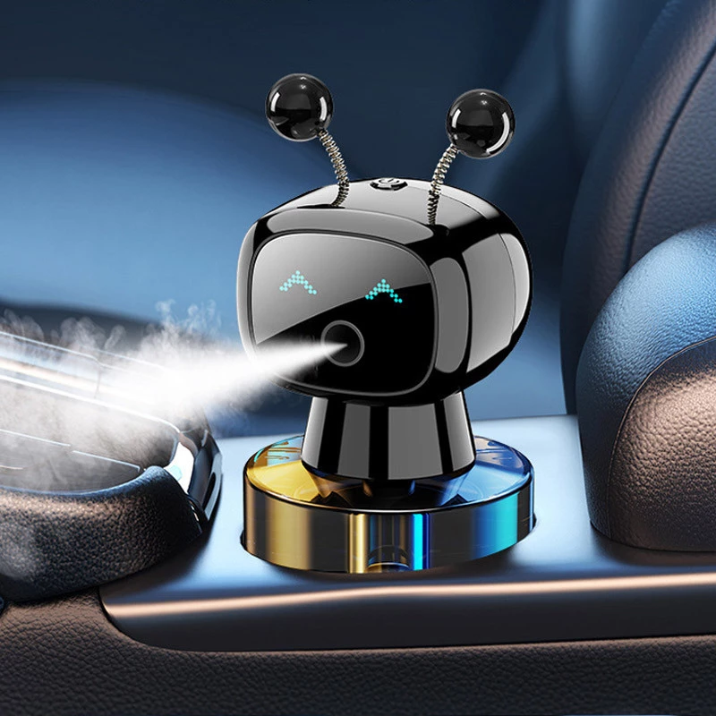 Ароматизатор/освіжувач повітря в машину Smart Robot in Love – Black. Фото 2 з 3